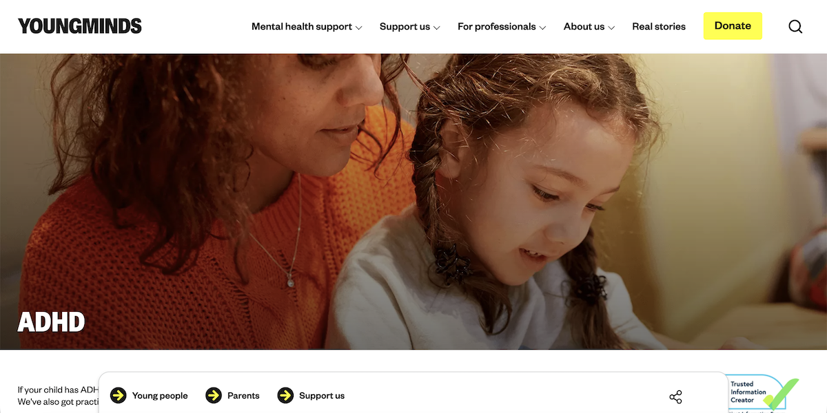 YoungMinds ADHD