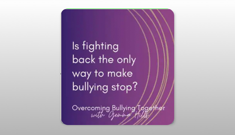 Is fighting back the only way to make bullying stop?